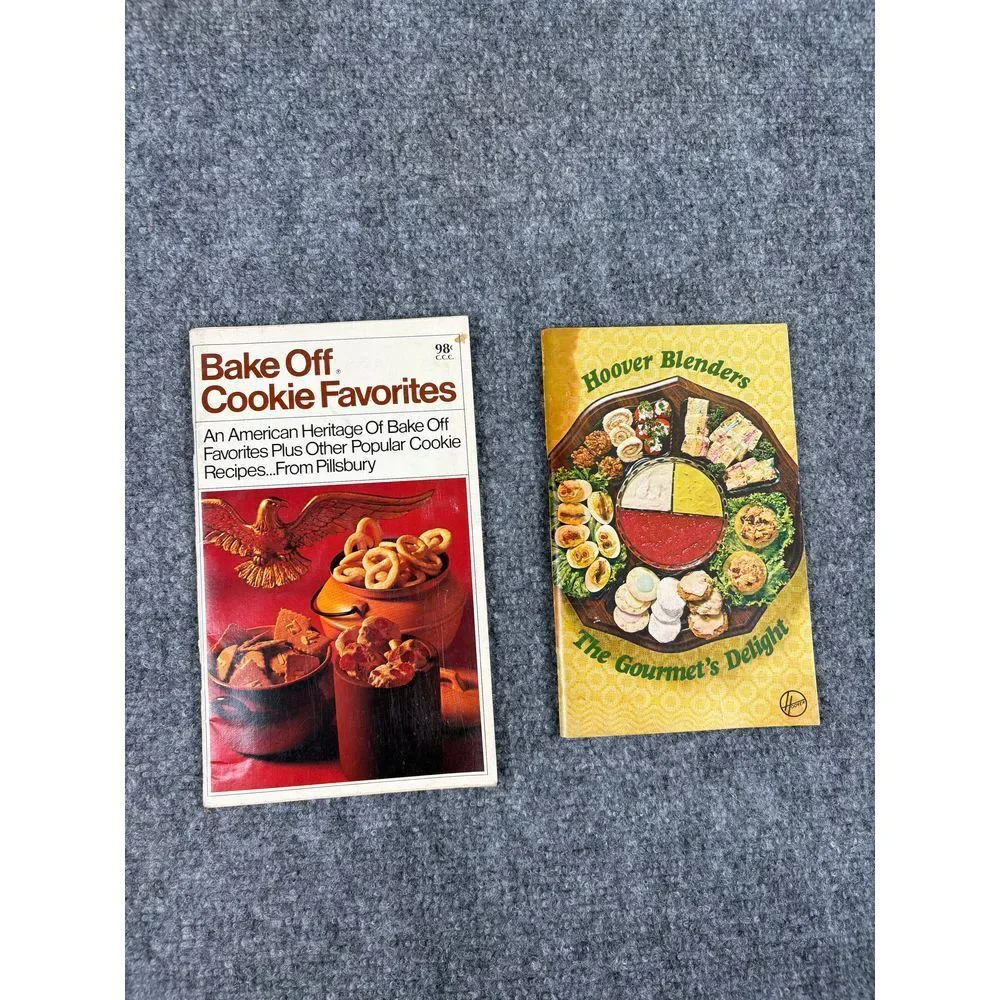 Vintage Cookbooks Lot of 8 Retro Recipes Comfort Foods Casserole Lunchbox Salads